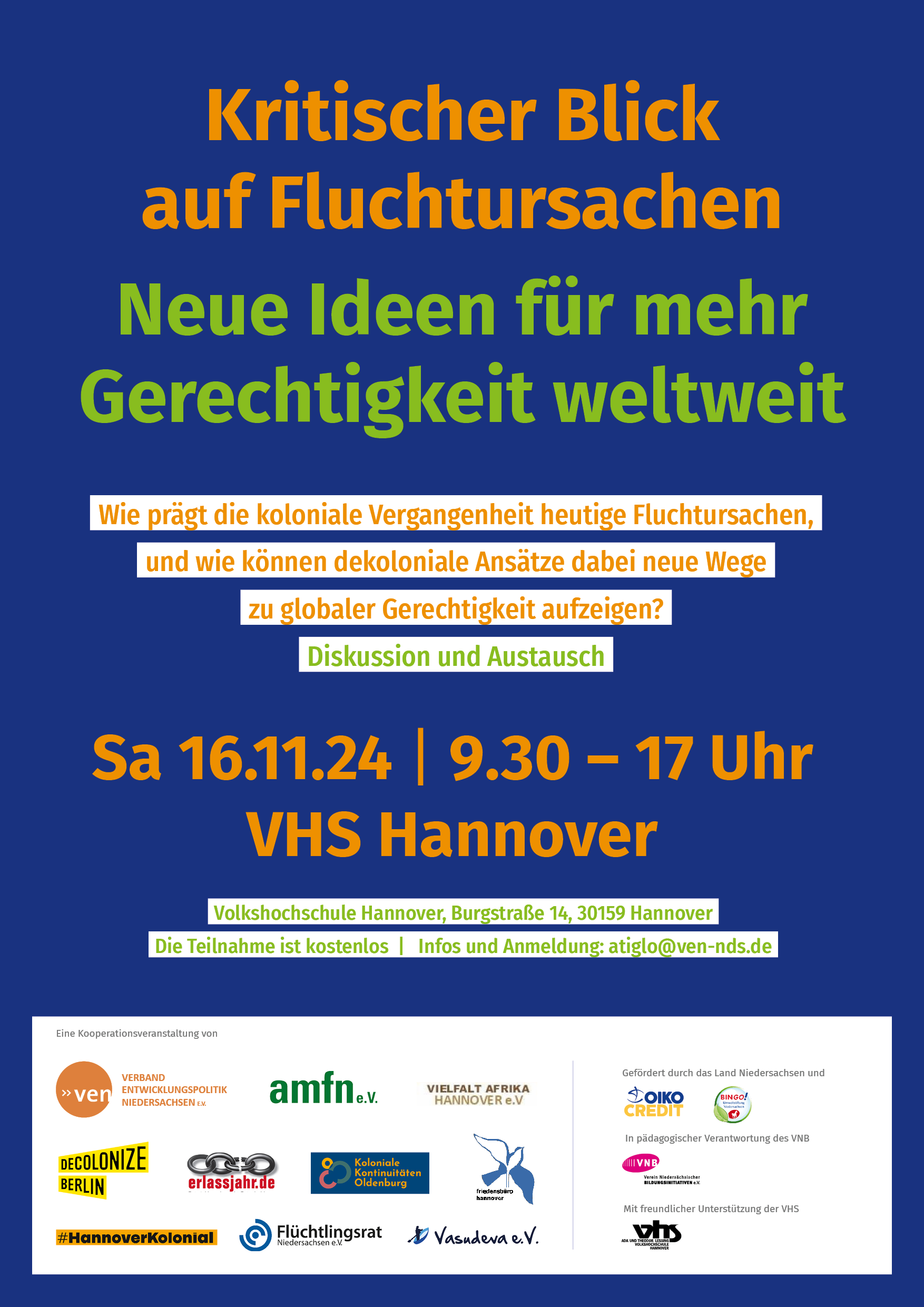 Fluchtursachen Plakat